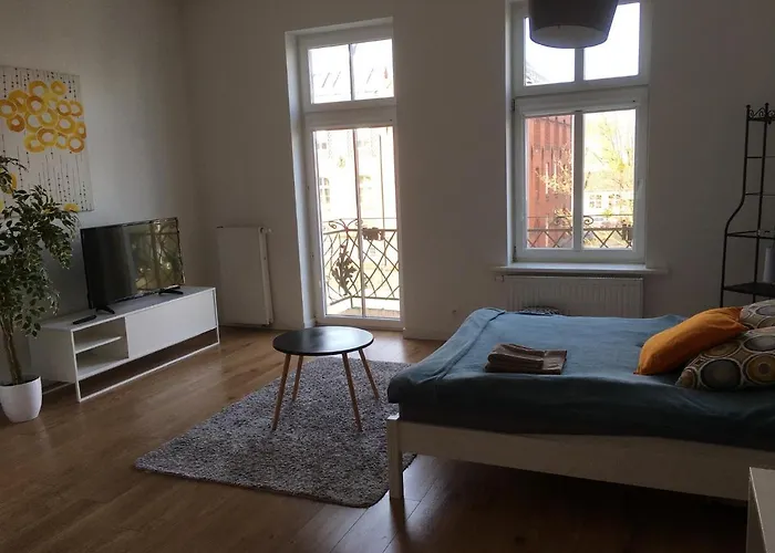 公寓 W Centrum Olsztyna 奥尔什丁